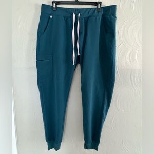 Figs Caribbean Blue Zamora Jogger Scrubs XL